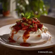 Recette De Pavlova Classique Au Mascarpone Fouett&eacute; Et Coulis : Science Pr&eacute;cise