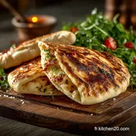 Recette de Pain Pita Maison La Poche Parfaite &agrave; Tous les Coups