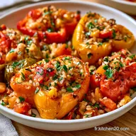 Poivrons Farcis Air Fryer en 50 Minutes