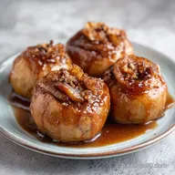 Pommes au Four : Recette aux Pommes Caram&eacute;lis&eacute;es pour 4 Personnes