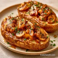 Pommes De Terre Farcies Aux Champignons