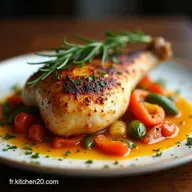 Poulet la Toscane Une Explosion de Go&ucirc;t Facile Rapide