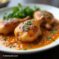 La Vraie Recette du Poulet Basquaise Traditionnel au Four