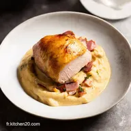 Poulet Cr&egrave;me aux Lardons Mon Secret Bistro Facile