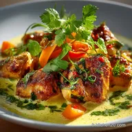 Poulet au Curry UltraCr&eacute;meux Secret de lOnctuosit&eacute; et Tendret&eacute;