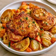 Poulet et L&eacute;gumes pour 4 Personnes
