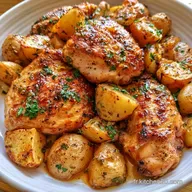 Poulet et Pommes De Terre Air Fryer