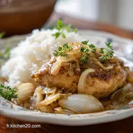 Poulet Yassa Recette S&eacute;n&eacute;galaise pour 4 Personnes