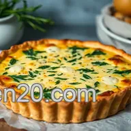 Quiche aux &eacute;pinards et ch&egrave;vre fondant : la recette facile et gourmande