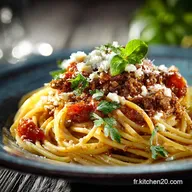 Spaghetti Bolognaise du Chef Recette rago&ucirc;t mijot&eacute; pour 6 personnes
