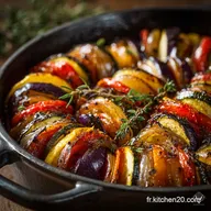 Ratatouille aux Oignons Brais&eacute;s au Miel Recette Go&ucirc;t Intense