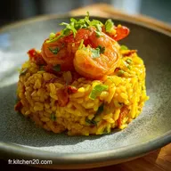 Risotto aux crevettes et au curry pour 4 personnes