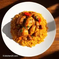 Riz aux Merguez Poivrons et Poulet &Eacute;pic&eacute; Un Plat Soleil