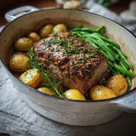 R&ocirc;ti De Veau Cocotte Pour 6 Portions Tendre
