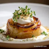SaintPierre cr&egrave;me de Thym et &eacute;cras&eacute; de pommes de t Recette raffin&eacute;e