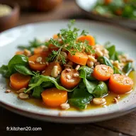 Salade de Betteraves et Carottes R&ocirc;ties au Miel et Noix