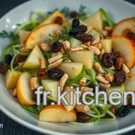 Salade de C&eacute;l&eacute;ri Branche aux Noix et Pommes : Recette Facile et Sant&eacute;