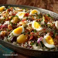 Salade de Riz Ni&ccedil;oise Authentique la Recette Facile de l&Eacute;t&eacute;