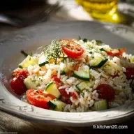 Salade de Riz Proven&ccedil;ale : Recette Authentique, Facile et Estivale