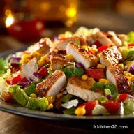 Salade Mexicaine au Poulet Repas Sain Rapide et Vibrant