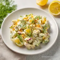Salade de poulet &agrave; l aneth : Fra&icirc;che et onctueuse