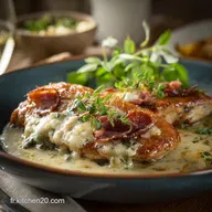 Saltimbocca de veau au Gorgonzola : Recette facile et sauce cr&eacute;meuse.