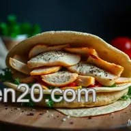 Sandwich Roul&eacute; au Poulet et: Mon Secret Frais & Facile!