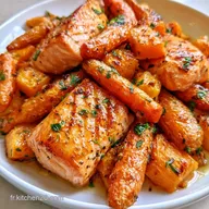 Saumon et L&eacute;gumes Air Fryer