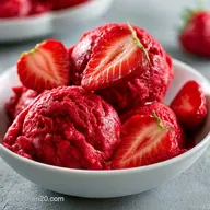Sorbet Fraise Thermomix Maison: Lisse et Fondant