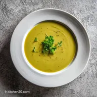 Soupe de Pois Cass&eacute;s : Recette Bistronomique pour 4 Personnes