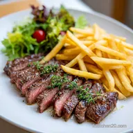 Steak Frites Maison: Frites Croustillantes en 45 Min