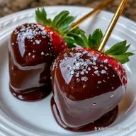 Sucettes Fraises Chocolat au Cacao 70%