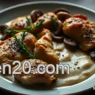 Supr&ecirc;me de poulet &agrave; la cr&egrave;me : Une recette gourmande et facile