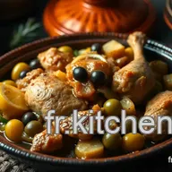 Tajine de Poulet au Citron et Olives : Un Plat Traditionnel Marrakchi