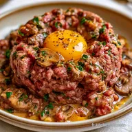 Tartare De B&oelig;uf Aux Champignons