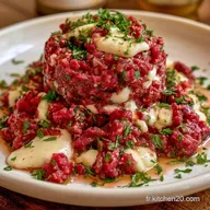 Tartare de B&oelig;uf Mozzarella au Filet de B&oelig;uf