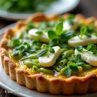 Tarte Fine Asperges Ch&egrave;vre Menthe Recettes Printani&egrave;res L&eacute;g&egrave;res