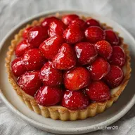 Tarte Fraise Contemporaine: Base Croquante