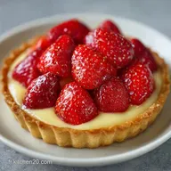 Tarte Aux Fraises pour 8 Portions