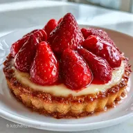 Tarte aux Fraises Maison pour 6