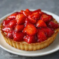 Tarte aux Fraises Maison (6 Personnes)
