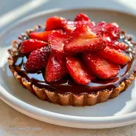 Tarte Chocolat Fraise Gourmande pour 8