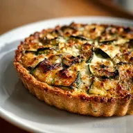Tarte &agrave; la Courgette: Croquante en 1 Heure