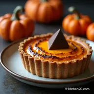 Tarte Halloween CitrouilleChocolat Frissons Gourmands Faciles