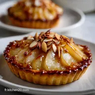 Tarte Poires Amandes : La Recette Fran&ccedil;aise Facile