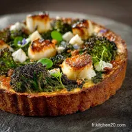 Recettes Corses pour diab&eacute;tiques Tarte Sal&eacute;e Brocciu Blettes IG Bas