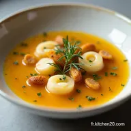 Velout&eacute; Panais SaintJacques Une Harmonie en Cuisine