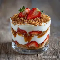 Verrine Fraise Speculoos au Mascarpone