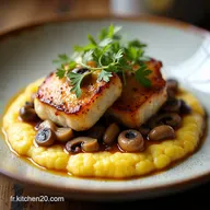 Supr&ecirc;mes de Volaille R&ocirc;tis Sauce Champignons Plats Principaux Sans Gluten