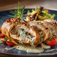 Wrap froid au poulet notre version fra&icirc;cheur Yaourt Herbes Dijon